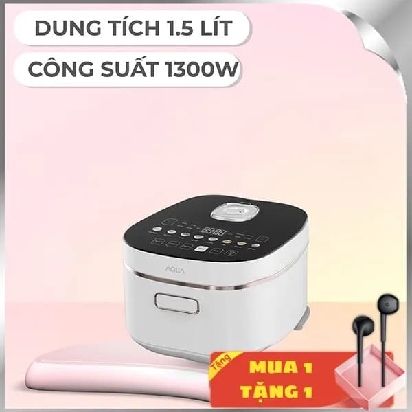 So sánh giá Nồi cơm điện cao tần AQUA 1.5 lít AQS-RIH401R(W)-VN rẻ nhất? - Ảnh 19
