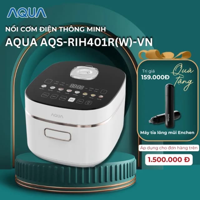 So sánh giá Nồi cơm điện cao tần AQUA 1.5 lít AQS-RIH401R(W)-VN rẻ nhất? - Ảnh 8