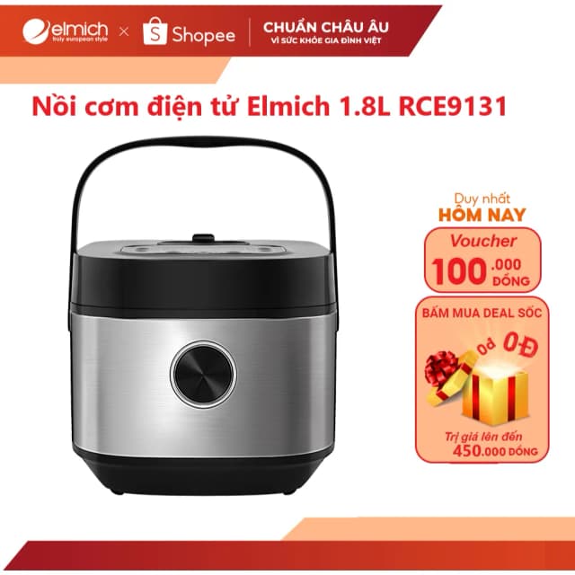 So sánh giá Nồi cơm điện Elmich 1.8 lít RCE9131 rẻ nhất? - Ảnh 6
