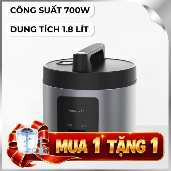 Nồi cơm điện Lock&Lock 1.8 lít EJR452BLK - Ảnh 16
