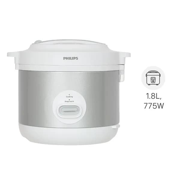 Nồi cơm nắp gài Philips 1.8 lít HD3008/30 - Ảnh 12