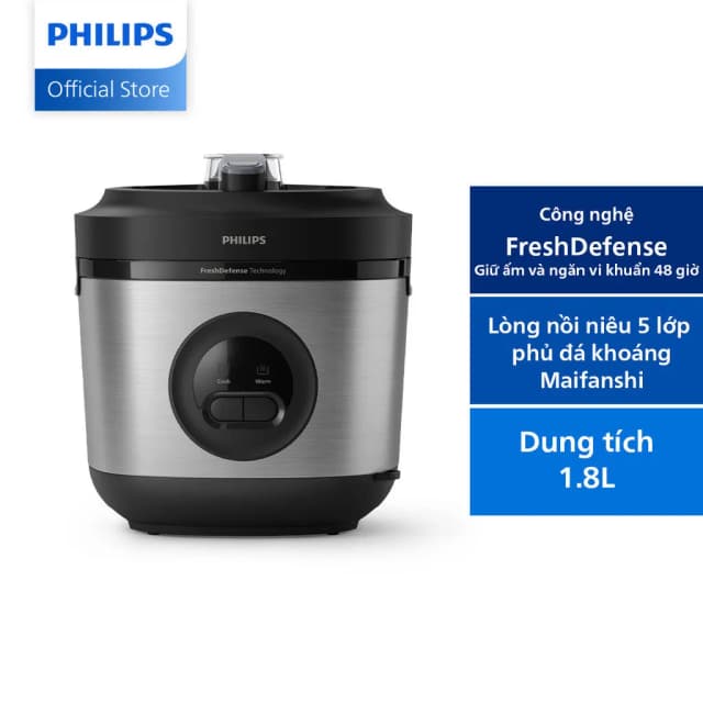 So sánh giá Nồi cơm nắp gài Philips 1.8 lít HD3213/31 rẻ nhất? - Ảnh 8