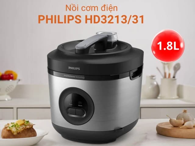 So sánh giá Nồi cơm nắp gài Philips 1.8 lít HD3213/31 rẻ nhất? - Ảnh 10