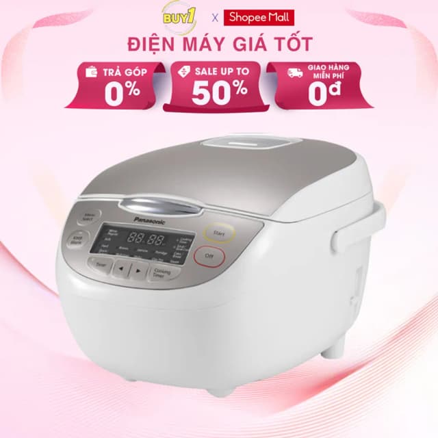 Top 1 so sánh giá Nồi cơm điện tử Panasonic 1 lít SR-CP108NRAM - Tìm sản phẩm giá rẻ nhất - Ảnh 12