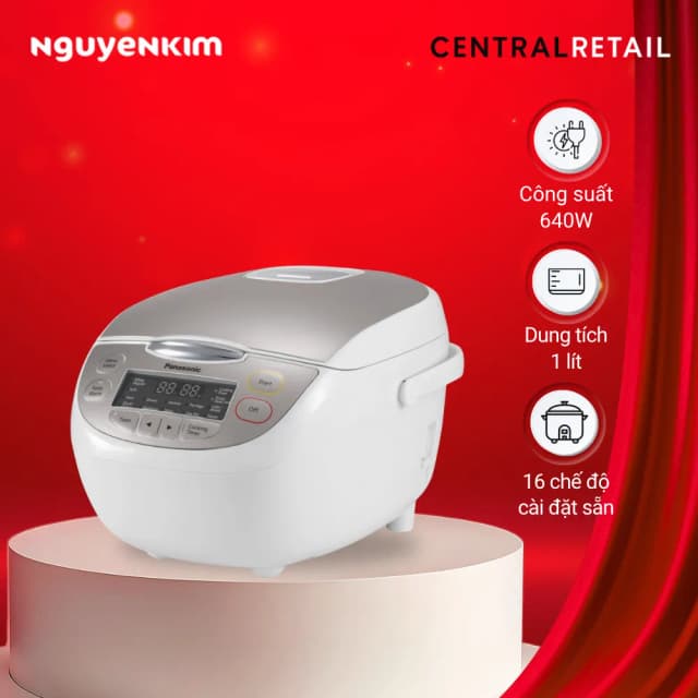 Top 1 so sánh giá Nồi cơm điện tử Panasonic 1 lít SR-CP108NRAM - Tìm sản phẩm giá rẻ nhất - Ảnh 4