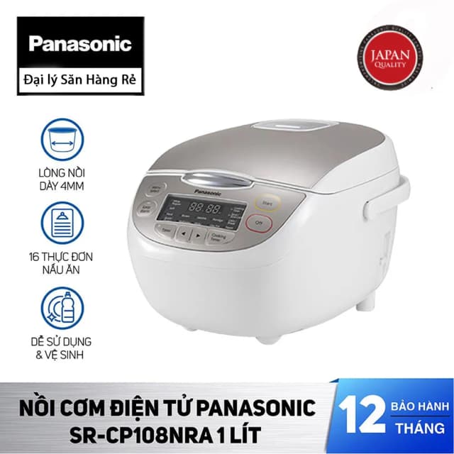 Top 1 so sánh giá Nồi cơm điện tử Panasonic 1 lít SR-CP108NRAM - Tìm sản phẩm giá rẻ nhất - Ảnh 43