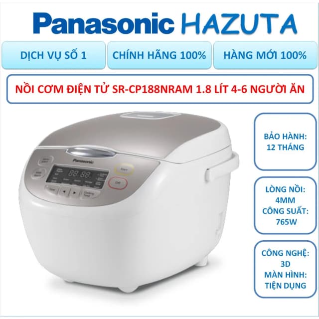 Top 1 so sánh giá Nồi cơm điện tử Panasonic 1 lít SR-CP108NRAM - Tìm sản phẩm giá rẻ nhất - Ảnh 67