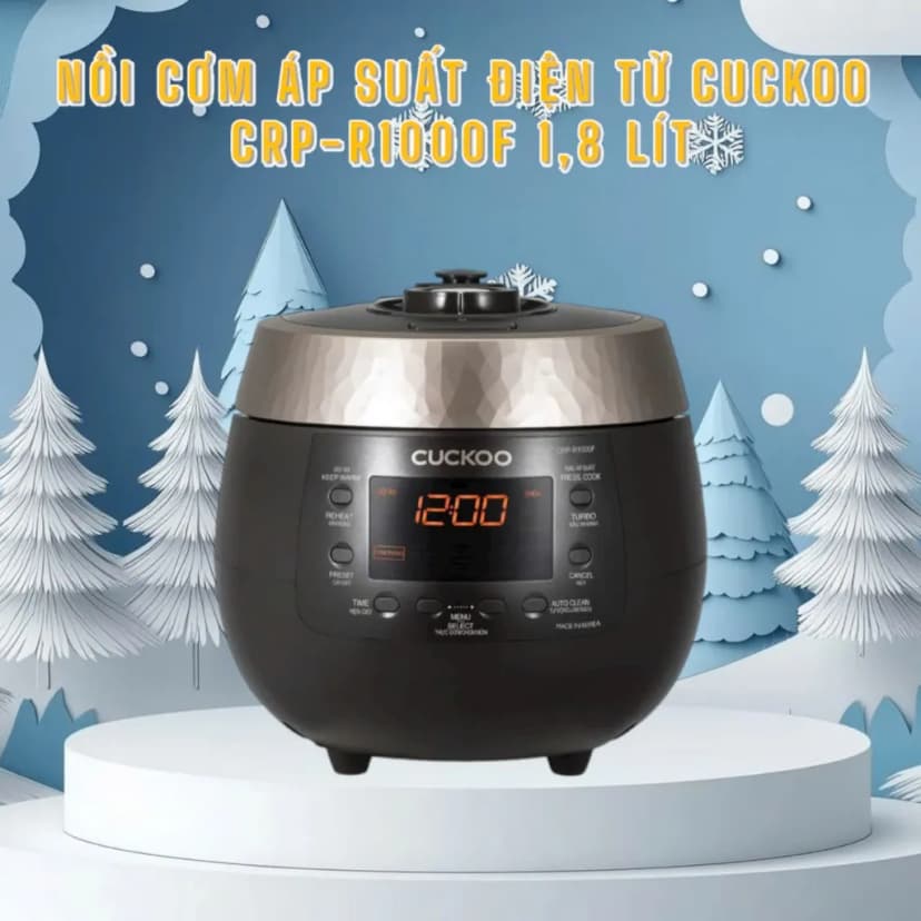 So sánh giá Nồi cơm điện tử áp suất Cuckoo 1.8 lít CRP-QSBC1000F - Tìm sản phẩm giá rẻ nhất - Ảnh 12