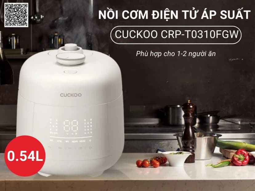 So sánh giá Nồi cơm điện tử áp suất Cuckoo 0.54 lít CRP-T0310FGW - Tìm sản phẩm giá rẻ nhất - Ảnh 8