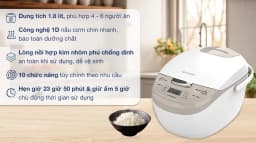 Nồi cơm điện tử áp suất Sharp 1.8 lít KS-TW181V-B - Giá rẻ nhất hôm nay - Ảnh 17