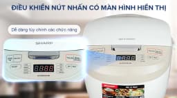 Nồi cơm điện tử áp suất Sharp 1.8 lít KS-TW181V-B - Giá rẻ nhất hôm nay - Ảnh 9