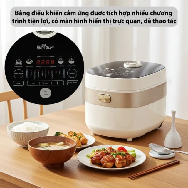 So sánh giá Nồi cơm điện tử Bear 1.5 lít RC-4H40A rẻ nhất? - Ảnh 18