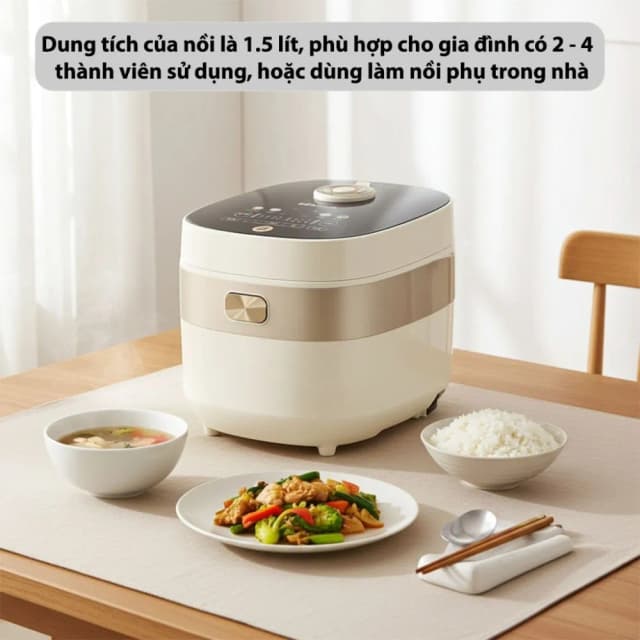 So sánh giá Nồi cơm điện tử Bear 1.5 lít RC-4H40A rẻ nhất? - Ảnh 9
