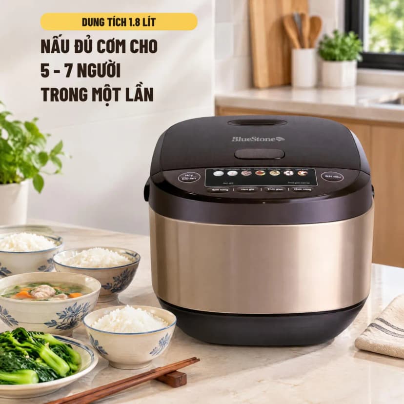 Nồi cơm điện tử Bluestone 1.8 lít RCB-5958 - Giá rẻ nhất hôm nay - Ảnh 2
