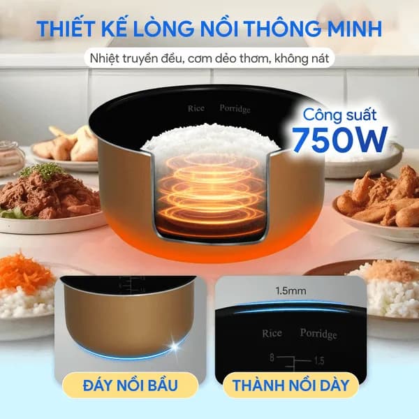 Top 1 so sánh giá Nồi cơm điện tử BlueStone 1.5 lít RCB-5935 - Tìm sản phẩm giá rẻ nhất - Ảnh 11