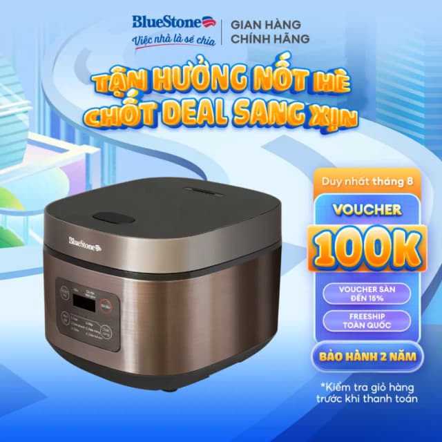 Top 1 so sánh giá Nồi cơm điện tử BlueStone 1.5 lít RCB-5935 - Tìm sản phẩm giá rẻ nhất - Ảnh 8
