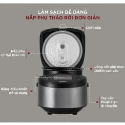 Nồi cơm điện tử Cuckoo 1.08 lít CR-0686FGP - Giá rẻ nhất hôm nay - Ảnh 14