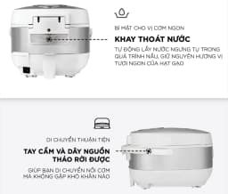 Nồi cơm điện tử Cuckoo 1.08 lít CR-0686FGP - Giá rẻ nhất hôm nay - Ảnh 16