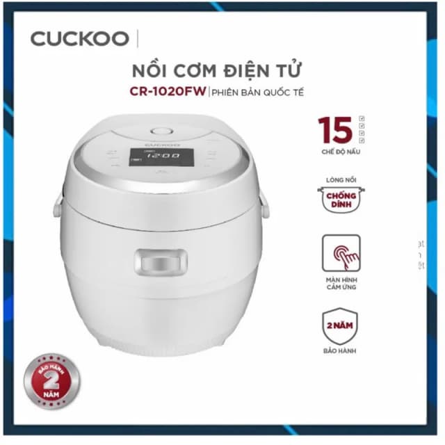 Top 1 so sánh giá Nồi cơm điện tử Cuckoo 1.8 lít CR-1060F - Tìm sản phẩm giá rẻ nhất - Ảnh 9