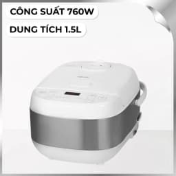 Nồi cơm điện tử FUJIHOME 1.5 lít RC15W - Giá rẻ nhất hôm nay - Ảnh 1