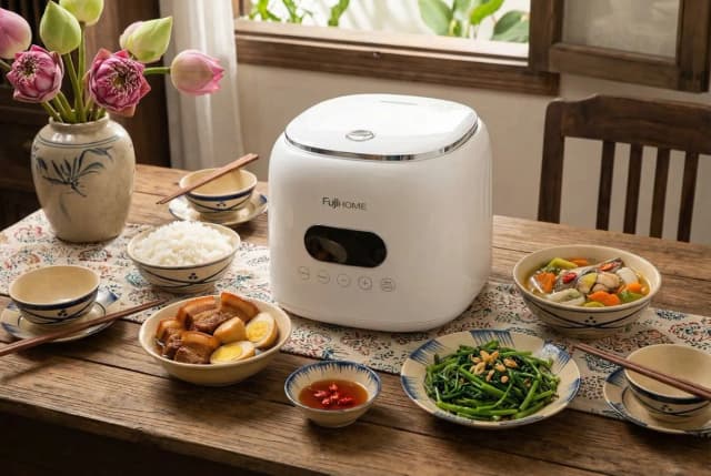 Top 1 so sánh giá Nồi cơm điện tử FUJIHOME 1 lít RC10ALS - Tìm sản phẩm giá rẻ nhất - Ảnh 3