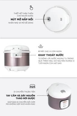 Nồi cơm điện tử FUJIHOME 1 lít RC10BLS - Giá rẻ nhất hôm nay - Ảnh 18