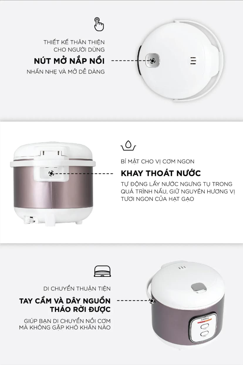Nồi cơm điện tử FUJIHOME 1 lít RC10BLS - Giá rẻ nhất hôm nay - Ảnh 18