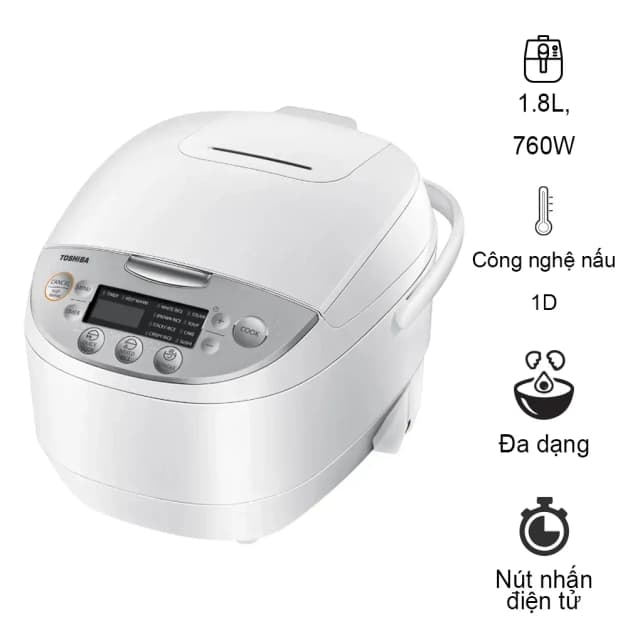 Top 1 so sánh giá Nồi cơm điện tử FUJIHOME 1 lít RC10BLS - Tìm sản phẩm giá rẻ nhất - Ảnh 6