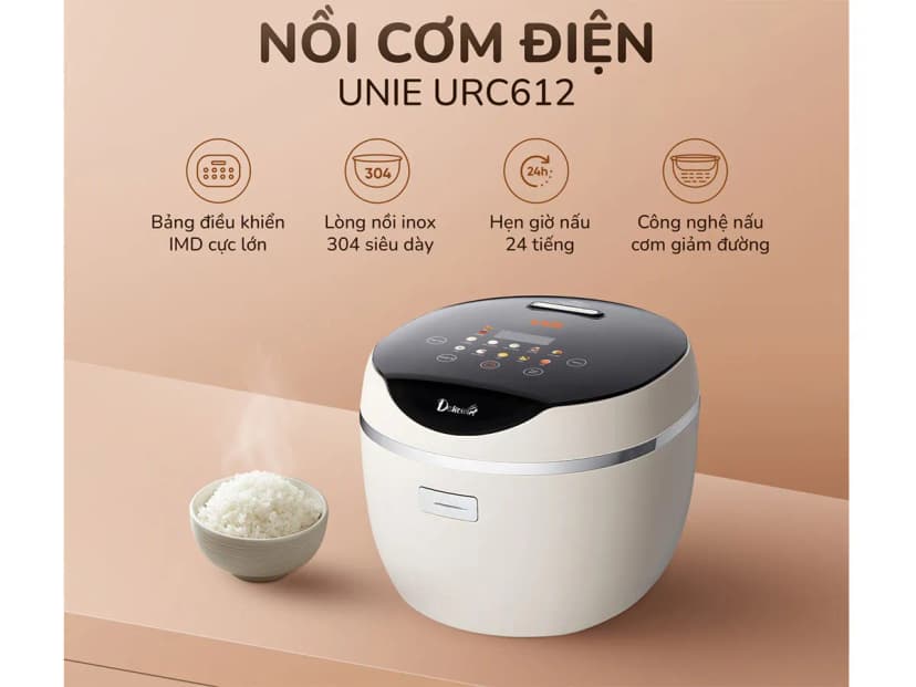 Nồi cơm điện tử FUJIHOME 1.2 lít RC12LS - Giá rẻ nhất hôm nay - Ảnh 2