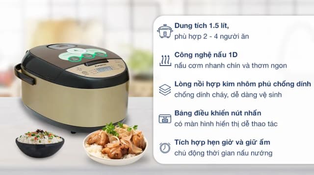 So sánh giá Nồi cơm điện tử Kangaroo 1.5 lít KG15RCE2 rẻ nhất? - Ảnh 6