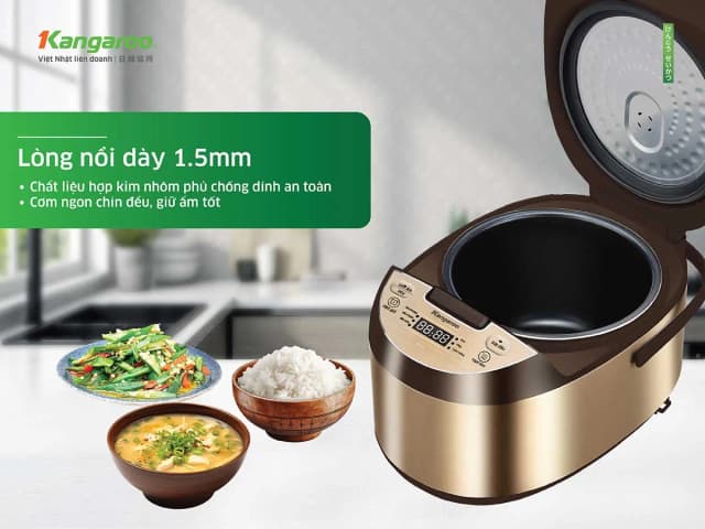 So sánh giá Nồi cơm điện tử Kangaroo 1.5 lít KG15RCE2 rẻ nhất? - Ảnh 8