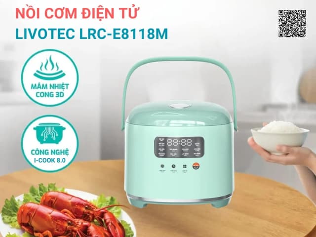 So sánh giá Nồi cơm điện tử Livotec 1.8 lít LRC-E8118M rẻ nhất? - Ảnh 4