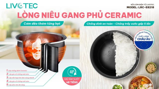 So sánh giá Nồi cơm điện tử Livotec 1.8 lít LRC-E8218W rẻ nhất? - Ảnh 19