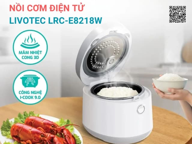 So sánh giá Nồi cơm điện tử Livotec 1.8 lít LRC-E8218W rẻ nhất? - Ảnh 3