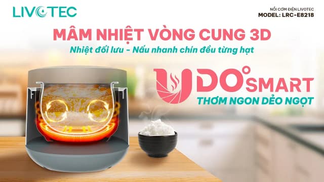 So sánh giá Nồi cơm điện tử Livotec 1.8 lít LRC-E8218W rẻ nhất? - Ảnh 7