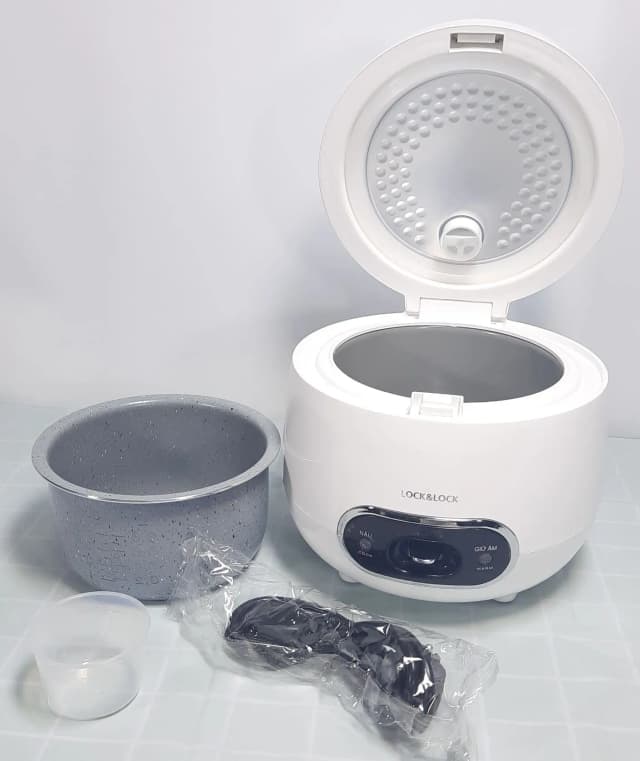 Nồi cơm điện tử mini Lock&Lock 0.6 lít EJR314IVY - Ảnh 4