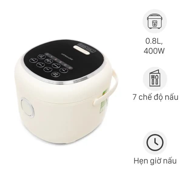 So sánh giá Nồi cơm điện tử mini Lock&Lock 0.6 lít EJR314IVY rẻ nhất? - Ảnh 9