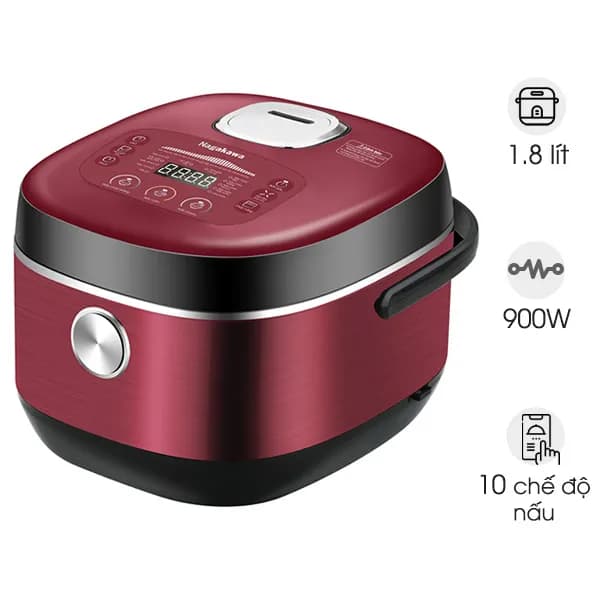 So sánh giá Nồi cơm điện tử Nagakawa 1.8 lít NER5556 rẻ nhất? - Ảnh 16