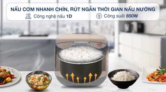 So sánh giá Nồi cơm điện tử Nagakawa 1.8 lít NER5556 rẻ nhất? - Ảnh 5