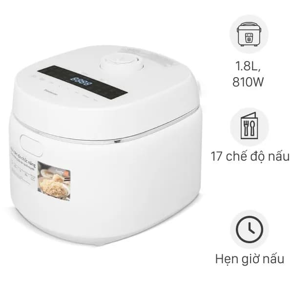 Nồi cơm điện tử Panasonic 1.8 lít SR-DK184WRA - Ảnh 24