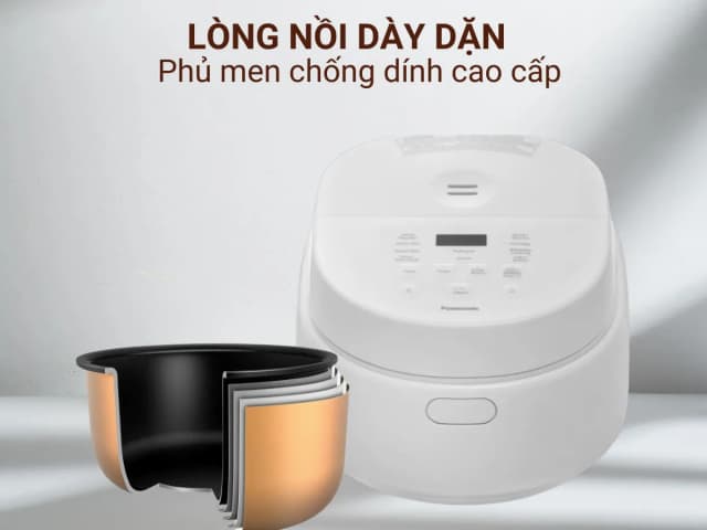 So sánh giá Nồi cơm điện tử Panasonic 1 lít SR-DL104WRA rẻ nhất? - Ảnh 6