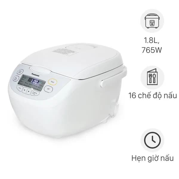 So sánh giá Nồi cơm điện tử Panasonic 1.8 lít SR-CL188WRAM rẻ nhất? - Ảnh 2