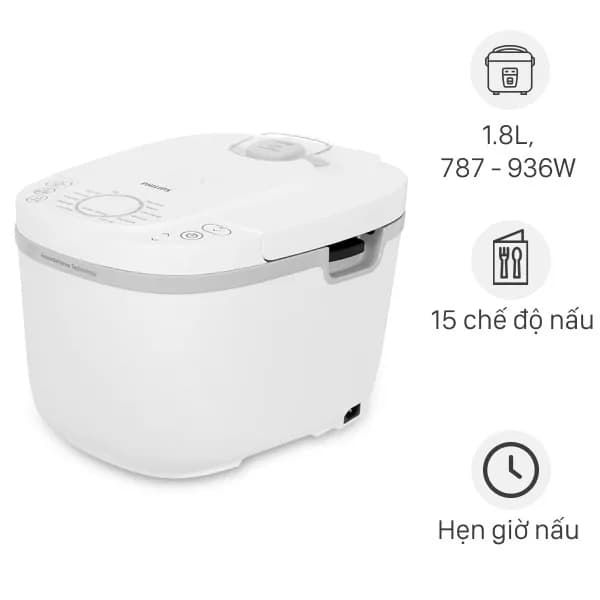 So sánh giá Nồi cơm điện tử Philips 1.8 lít HD4717/30 rẻ nhất? - Ảnh 3