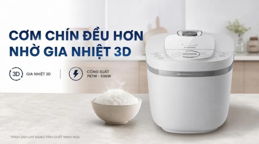 So sánh giá Nồi cơm điện tử Philips 1.8 lít HD4719/32 - Tìm sản phẩm giá rẻ nhất - Ảnh 3
