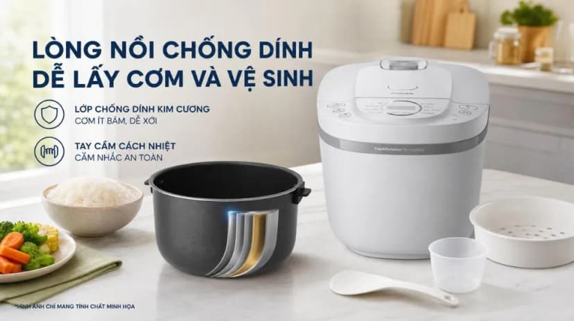 So sánh giá Nồi cơm điện tử Philips 1.8 lít HD4719/32 - Tìm sản phẩm giá rẻ nhất - Ảnh 5