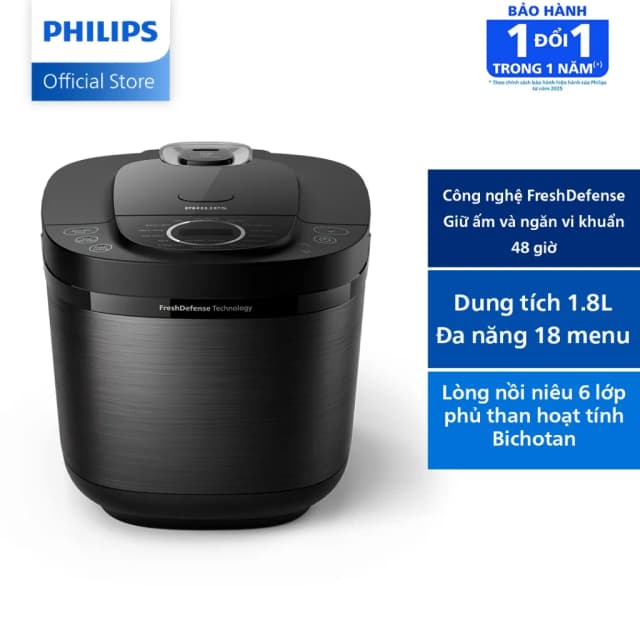 So sánh giá Nồi cơm điện tử Philips 1.8 lít HD4814/31 rẻ nhất? - Ảnh 10