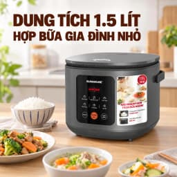 Nồi cơm điện tử Sunhouse 1.5 lít SHD8825 - Giá rẻ nhất hôm nay - Ảnh 2
