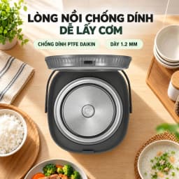 Nồi cơm điện tử Sunhouse 1.5 lít SHD8825 - Giá rẻ nhất hôm nay - Ảnh 5