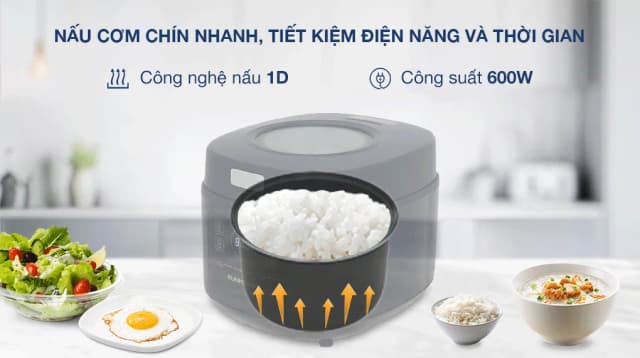 So sánh giá Nồi cơm điện tử Sunhouse 1 lít SHD8802 rẻ nhất? - Ảnh 11