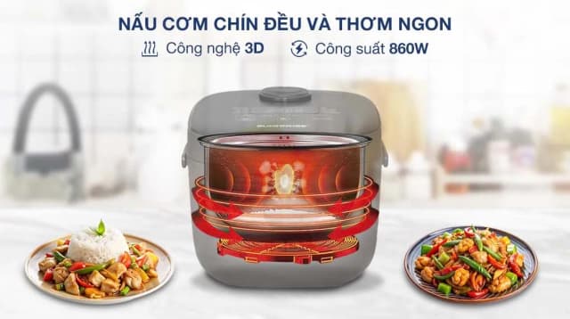 So sánh giá Nồi cơm điện tử Sunhouse 1.5 lít SHD8823 rẻ nhất? - Ảnh 13